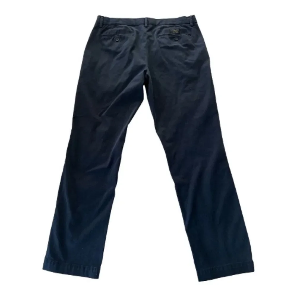 Banana Republic Men's Navy Fulton Chinos 36 x 32